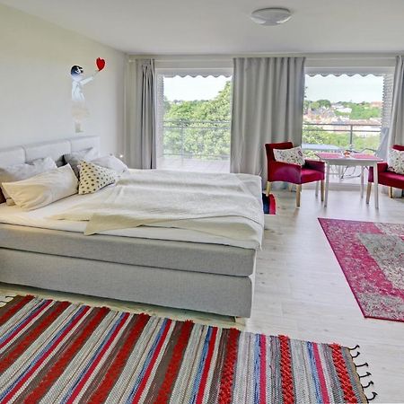 Fewo1846 - Flensview - Komfortables Studioapartment Mit Balkon Und Hafenblick Flensburgo Exterior foto