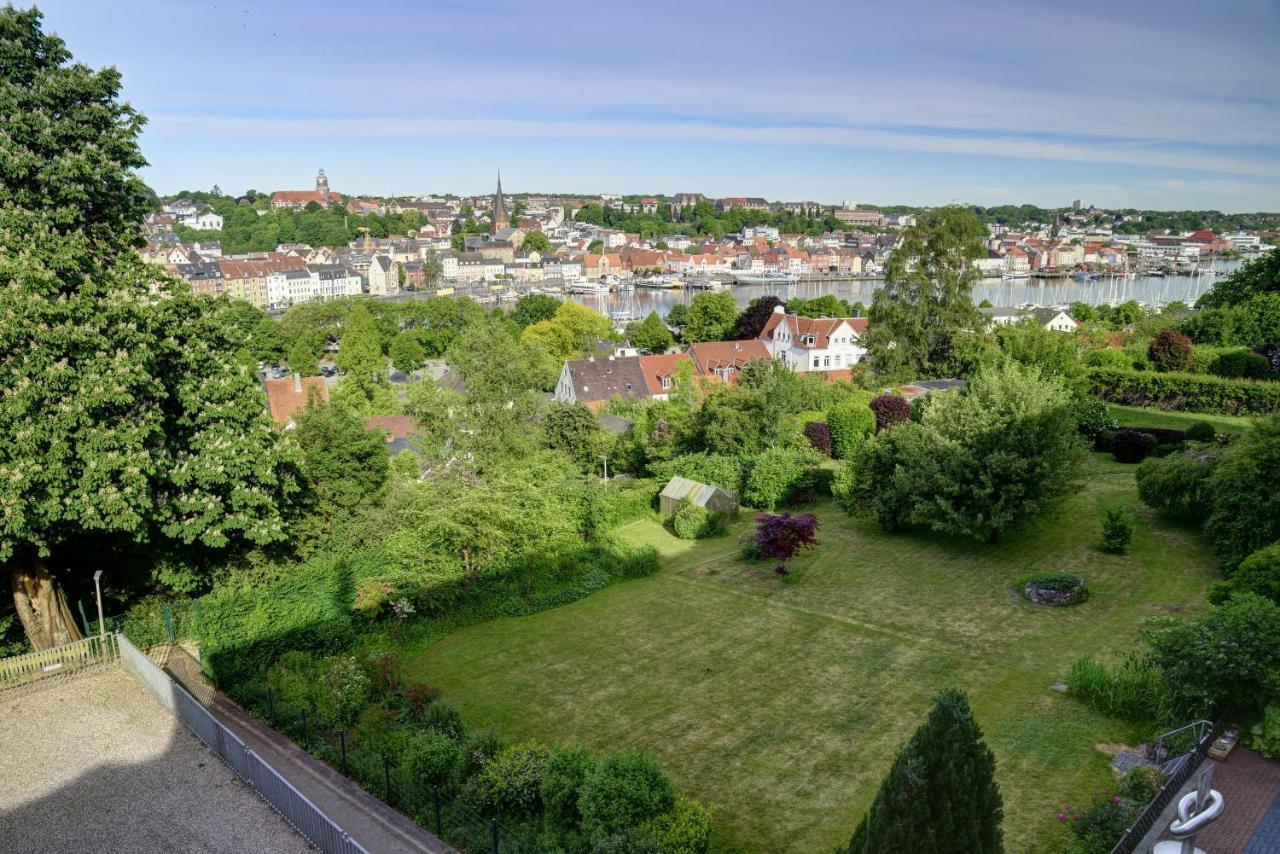 Fewo1846 - Flensview - Komfortables Studioapartment Mit Balkon Und Hafenblick Flensburgo Exterior foto